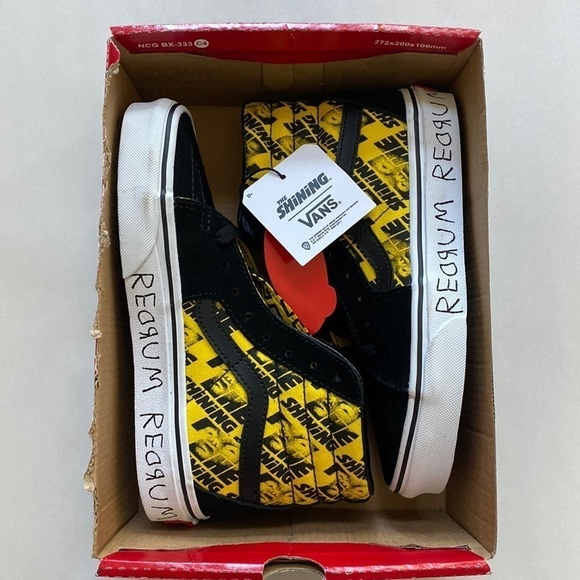 NWT Vans x The Shining House of Terror Sk8-Hi Sneakers boys size 3.5/ women’s 5 - Picture 5 of 10